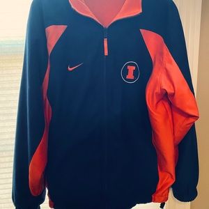 Reversible Illini fleece Nike jacket